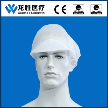 男士无纺布尖顶帽