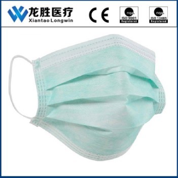 三层无纺布橡筋口罩
